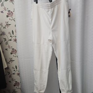 Avia White Polyester Joggers